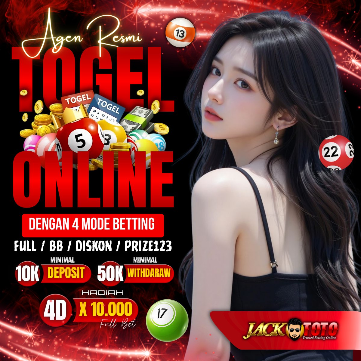 JACKTOTO Pasti Bayar! | Link Toto 4D Online Utama Dari Situs Togel Resmi Terdepan