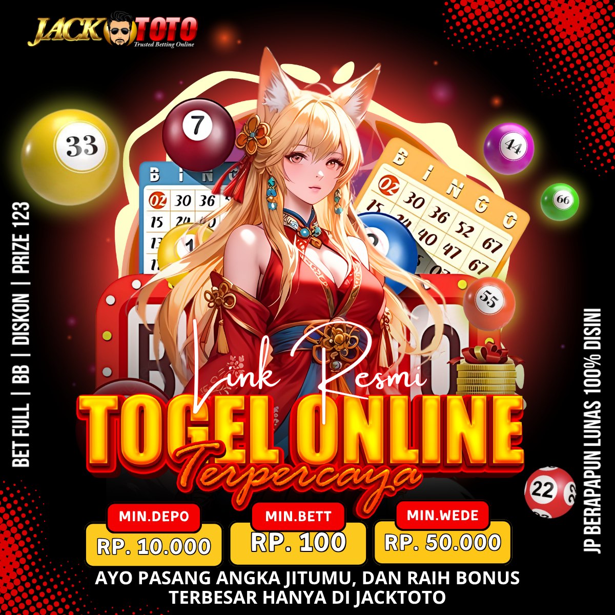 JACKTOTO: Inspirasi Situs Toto Togel Angka 4D Terpercaya Dengan Link Slot Online
