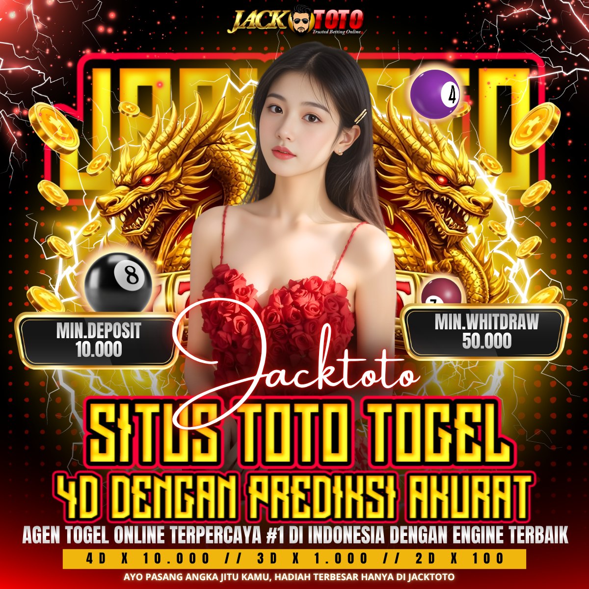 JACKTOTO - Rekreasi Tempat Link Situs Toto Togel Online 4D Ternama Saat Ini
