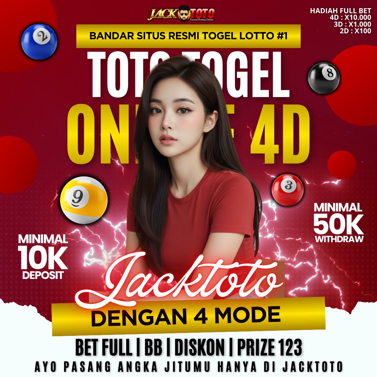 JACKTOTO: Situs Toto Togel Online Akses Resmi Tempat Utama Permainan 4D